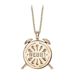 NESS1 - Alarm Necklace 9kt Rose Gold and Diamond - Time Collection - Handcrafted Necklace - High Quality Luxury - Avvenice