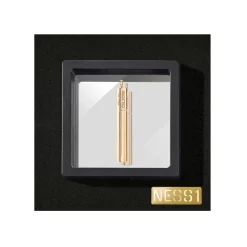 NESS1 - Cig.Au.Rette Necklace 18Kt Rose Gold and Diamond and Ruby - Drug Collection - Handcrafted Necklace - High Quality Luxury - Avvenice