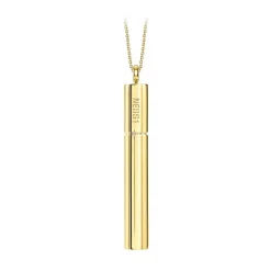 NESS1 - Cig.Au.Rette Necklace 9Kt Yellow Gold Diamond and Ruby - Drug Collection - Handcrafted Necklace - High Quality Luxury - Avvenice