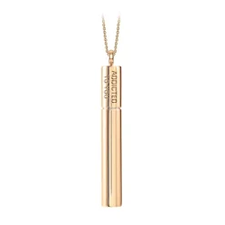 NESS1 - Cig.Au.Rette Necklace 9Kt Rose Gold and Diamond and Ruby - Drug Collection - Handcrafted Necklace - High Quality Luxury - Avvenice