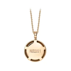 NESS1 - M.D.M.A Necklace 18Kt Rose Gold and Diamond - Drug Collection - Handcrafted Necklace - High Quality Luxury - Avvenice