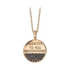 NESS1 - M.D.M.A Necklace 18Kt Rose Gold and Diamonds - Drug Collection - Handcrafted Necklace - High Quality Luxury - Avvenice