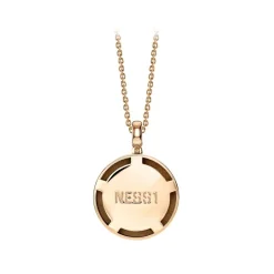 NESS1 - M.D.M.A Necklace 9Kt Rose Gold and Diamond - Drug Collection - Handcrafted Necklace - High Quality Luxury - Avvenice