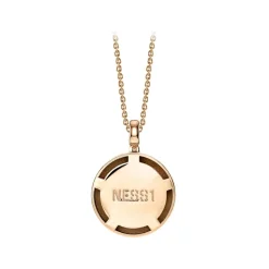 NESS1 - M.D.M.A Necklace 9Kt Rose Gold and Diamond - Drug Collection - Handcrafted Necklace - High Quality Luxury - Avvenice
