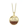 NESS1 - M.D.M.A Necklace 18Kt Yellow Gold and Diamonds - Drug Collection - Handcrafted Necklace - High Quality Luxury - Avvenice