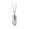 NESS1 - Pill.Ola Necklace 9Kt White Gold and Diamonds - Drug Collection - Handcrafted Necklace - High Quality Luxury - Avvenice