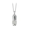 NESS1 - Pill.Ola Necklace 18Kt White Gold and Diamonds - Drug Collection - Handcrafted Necklace - High Quality Luxury - Avvenice