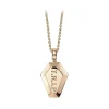 NESS1 - Pocket Coffin Necklace 18kt Rose Gold and Diamond - Time Collection - Handcrafted Necklace - High Quality Luxury - Avvenice