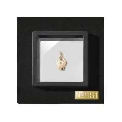 NESS1 - Pocket Coffin Necklace 18kt Rose Gold and Diamond - Time Collection - Handcrafted Necklace - High Quality Luxury - Avvenice