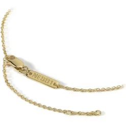 NESS1 - Pocket Coffin Necklace 9kt Yellow Gold and Diamond - Time Collection - Handcrafted Necklace - High Quality Luxury - Avvenice