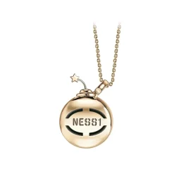 NESS1 - Sex Bomb Necklace 9kt Rose Gold and Diamond - Sex Bomb Collection - Handcrafted Necklace - High Quality Luxury - Avvenice