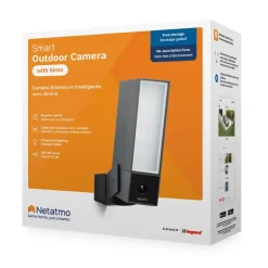 Netatmo - Smart Outdoor Camera with Siren - Black - Intelligent Camera - Avvenice