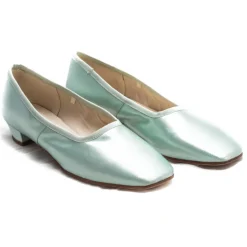 Nicolao Atelier - Ballerina Shoe - Woman Blue Tiffany Color - Ballerina Shoe - Made in Italy - Luxury Exclusive Collection - Avvenice