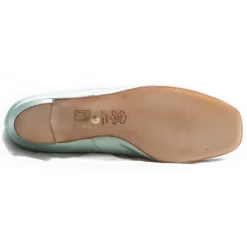 Nicolao Atelier - Ballerina Shoe - Woman Blue Tiffany Color - Ballerina Shoe - Made in Italy - Luxury Exclusive Collection - Avvenice