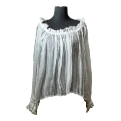 Nicolao Atelier - Cotton Gauze Historical Cut Shirt - Woman - Shirt - Made in Italy - Luxury Exclusive Collection - Avvenice