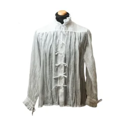 Nicolao Atelier - Cotton Gauze Historical Cut Shirt - Unisex - Shirt - Made in Italy - Luxury Exclusive Collection - Avvenice