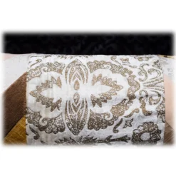 Nicolao Atelier - Cylinder Cushion - Velvet and Silk - Pillow - Made in Italy - Luxury Exclusive Collection - Avvenice