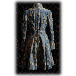 Nicolao Atelier - Denim Coat - Yellow Shades Woman - Coat - Made in Italy - Luxury Exclusive Collection - Avvenice