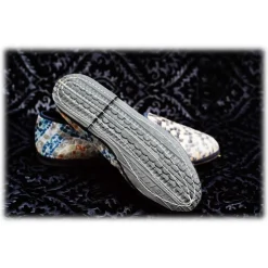 Nicolao Atelier - Furlana Venezia Silk Velvet Slipper - Mosaic - Shoe - Made in Italy - Luxury Exclusive Collection - Avvenice