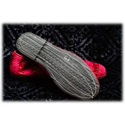 Nicolao Atelier - Furlana Slipper Venezia in Velvet - Burgundy - Shoe - Made in Italy - Luxury Exclusive Collection - Avvenice