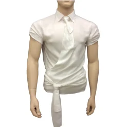 Nicolao Atelier - Men's Shirt with Asymmetrical Cut - Shirt - Made in Italy - Luxury Exclusive Collection - Avvenice