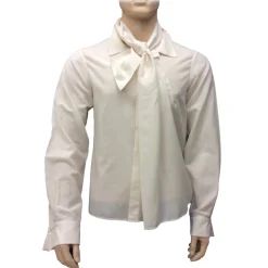 Nicolao Atelier - Men's Shirt with Folding Scarf - Shirt - Made in Italy - Luxury Exclusive Collection - Avvenice