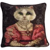 Nicolao Atelier - Pillow with Portrait - Caterina de 'Medici  - Pillow - Made in Italy - Luxury Exclusive Collection - Avvenice