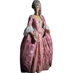 Nicolao Atelier - Pink Taffetas Women's Dress - Historical Costume - 1700 - Dress - Made in Italy - Luxury Exclusive Collection - Avvenice