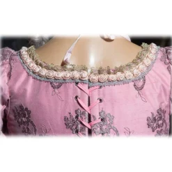 Nicolao Atelier - Pink Taffetas Women's Dress - Historical Costume - 1700 - Dress - Made in Italy - Luxury Exclusive Collection - Avvenice