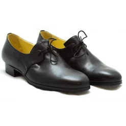 Nicolao Atelier - Shoe '700 - Man Black Color with Laces - Shoe - Made in Italy - Luxury Exclusive Collection - Avvenice