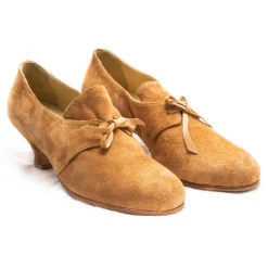 Nicolao Atelier - Shoe '700 - Woman Cognac Color (Suede) - Shoe - Made in Italy - Luxury Exclusive Collection - Avvenice