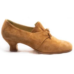 Nicolao Atelier - Shoe '700 - Woman Cognac Color (Suede) - Shoe - Made in Italy - Luxury Exclusive Collection - Avvenice