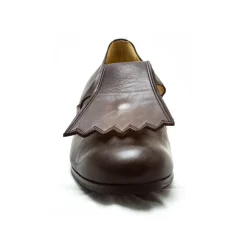 Nicolao Atelier - Slipper Shoe - Man Black Color with Fringe - Shoe - Made in Italy - Luxury Exclusive Collection - Avvenice