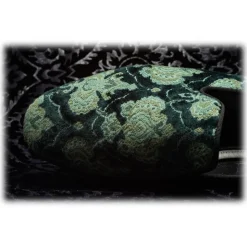 Nicolao Atelier - Velvet Brocade Slipper Shoe - Green Man - Shoe - Made in Italy - Luxury Exclusive Collection - Avvenice