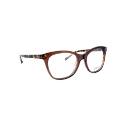 No Logo Eyewear - NOL30175 - Brown Transparent with Yellow Havana Gluing - Eyeglasses - Avvenice