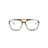 No Logo Eyewear - NOL30218 - Glossy Brown with Green and White Gluing - Eyeglasses - Avvenice