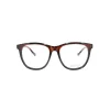 No Logo Eyewear - NOL30176 - Transparent Brown with Black Front Gluing - Eyeglasses - Avvenice
