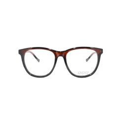 No Logo Eyewear - NOL30176 - Transparent Brown with Black Front Gluing - Eyeglasses - Avvenice