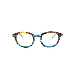 No Logo Eyewear - NOL30178 - Yellow Havana with Black and Blue Bonding - Eyeglasses - Avvenice