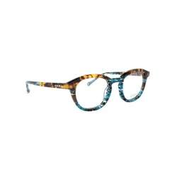 No Logo Eyewear - NOL30178 - Yellow Havana with Black and Blue Bonding - Eyeglasses - Avvenice