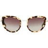 No Logo Eyewear - NOL81035 Sun - Light Havana and Gold - Sunglasses - Avvenice