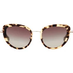 No Logo Eyewear - NOL81035 Sun - Light Havana and Gold - Sunglasses - Avvenice