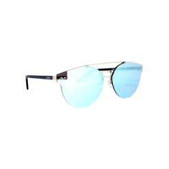 No Logo Eyewear - NOL09963 Sun - Matt Blue and Silver - Sunglasses - Avvenice
