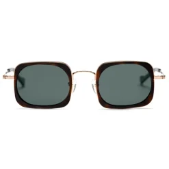 No Logo Eyewear - NOL19013 Sun - Dark Green and Havana -  Sunglasses - Avvenice