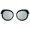 No Logo Eyewear - NOL81032 Sun - Black and Gold - Sunglasses - Avvenice