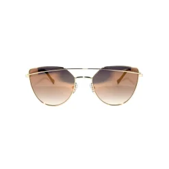 No Logo Eyewear - NOL09947 Sun - Shiny Black and Gold - Sunglasses - Avvenice