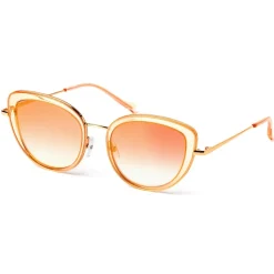 No Logo Eyewear - NOL81035 Sun - Pink and Gold - Sunglasses - Avvenice