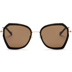 No Logo Eyewear - NOL19007 Sun - Brown and Black -  Sunglasses - Avvenice