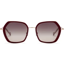 No Logo Eyewear - NOL81033 Sun - Bordeaux and Gold - Sunglasses - Avvenice
