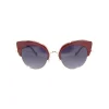 No Logo Eyewear - NOL09946 Sun - Bordeaux and Gold - Sunglasses - Avvenice